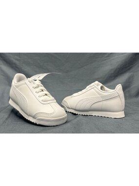Puma Toddlers Roma Basic Inf Sneakers Lace Up White  Size 9 NEW IN BOX!